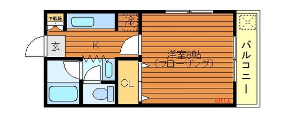 吉祥寺駅 バス10分  天神前下車：停歩3分 2階の物件間取画像